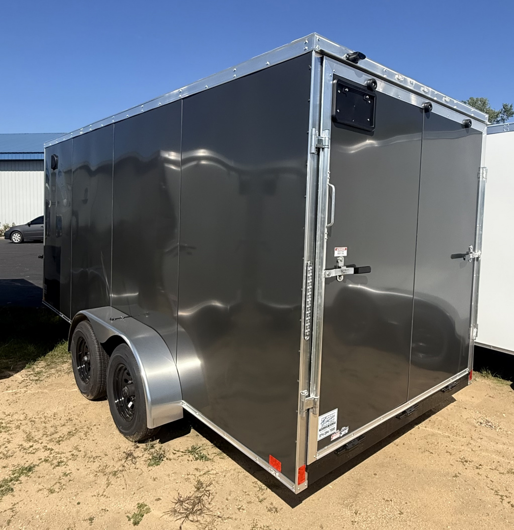 New Team Spirit Trailers 7x16 7k v-nose 6'-7" interior height polycore screwless