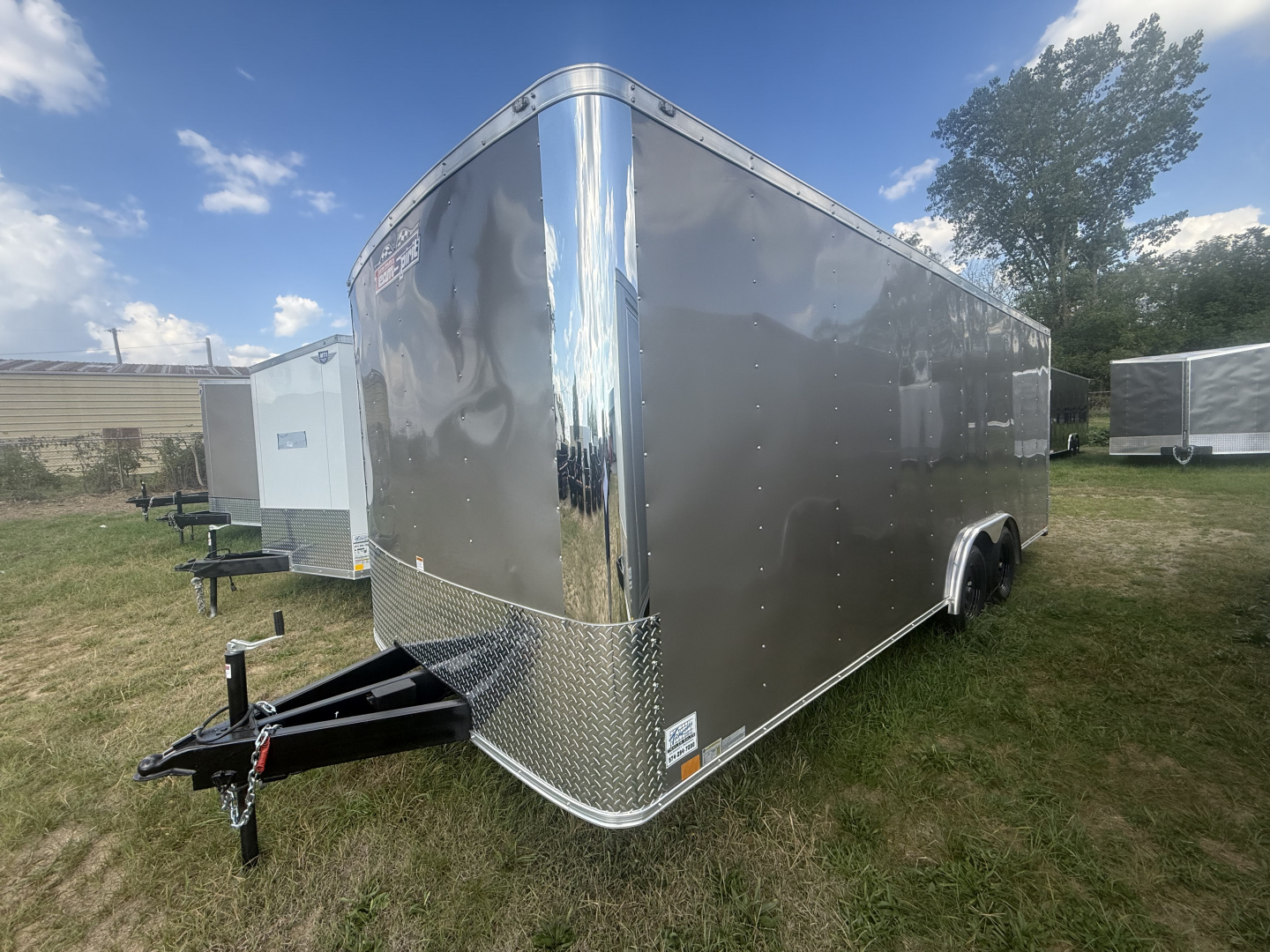New 2025 Team Spirit Trailers 8.5x20 7k deluxe ,white interior ,torsion axles Car / Racing Trailer