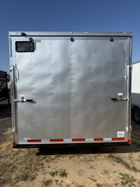 New Team Spirit Trailers 8.5x24 10k white walls beavertail screwed sides