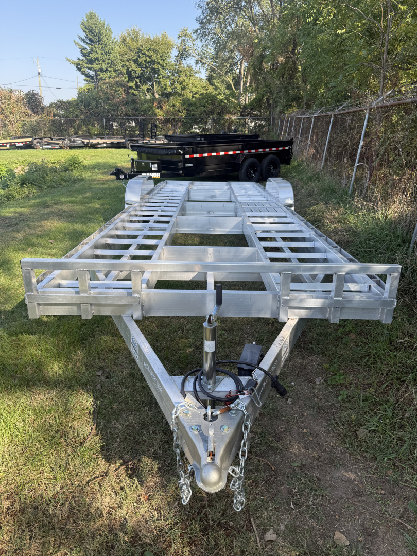 New Sport Trailers 7x24 7k alum. Trailer open to haul side by sides an jeep