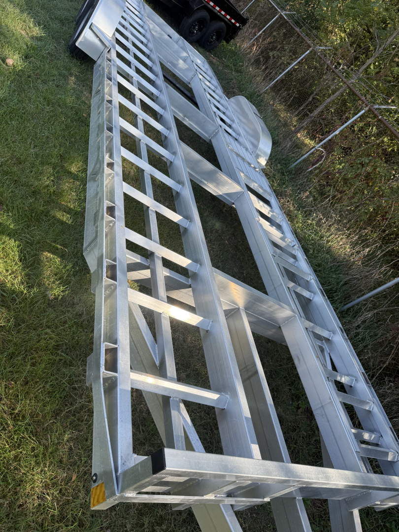 New Sport Trailers 7x24 7k alum. Trailer open to haul side by sides an jeep