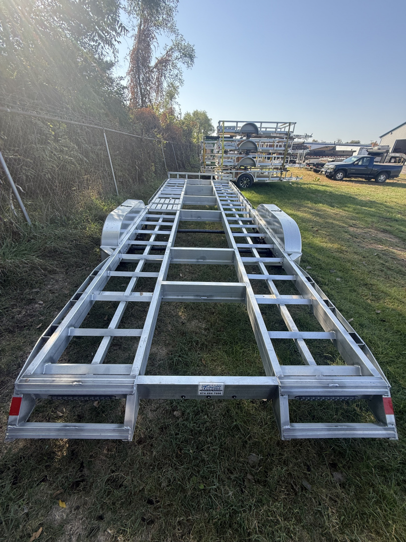 New Sport Trailers 7x24 7k alum. Trailer open to haul side by sides an jeep