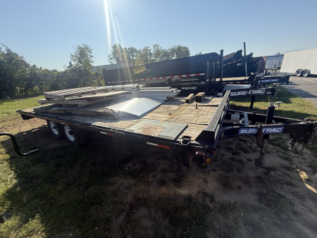 Used 2014 Sure-Trac 8.5x20 10k Deckover Trailer