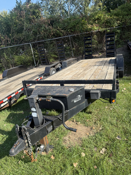 Used 2016 Griffin Trailers 7x18+2 14k equipment trailer Equipment Trailer