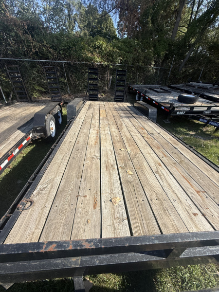 Used 2016 Griffin Trailers 7x18+2 14k equipment trailer Equipment Trailer