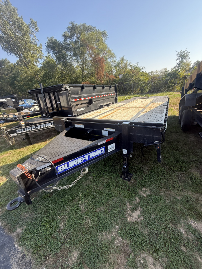 Used Sure-Trac 20+5 deckover 25.9k full width ramps
