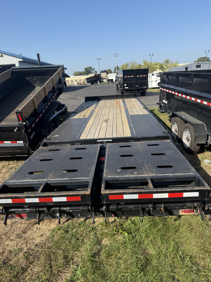 Used Sure-Trac 20+5 deckover 25.9k full width ramps