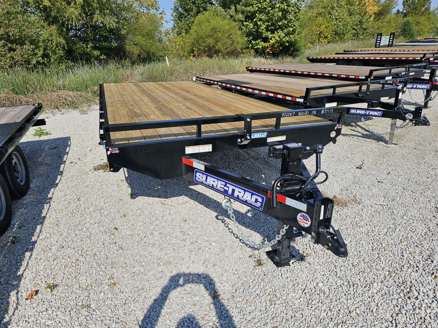 New 2026 Sure-Trac 102 x 20 15K Std Duty Flat Deck Deckover Trailer