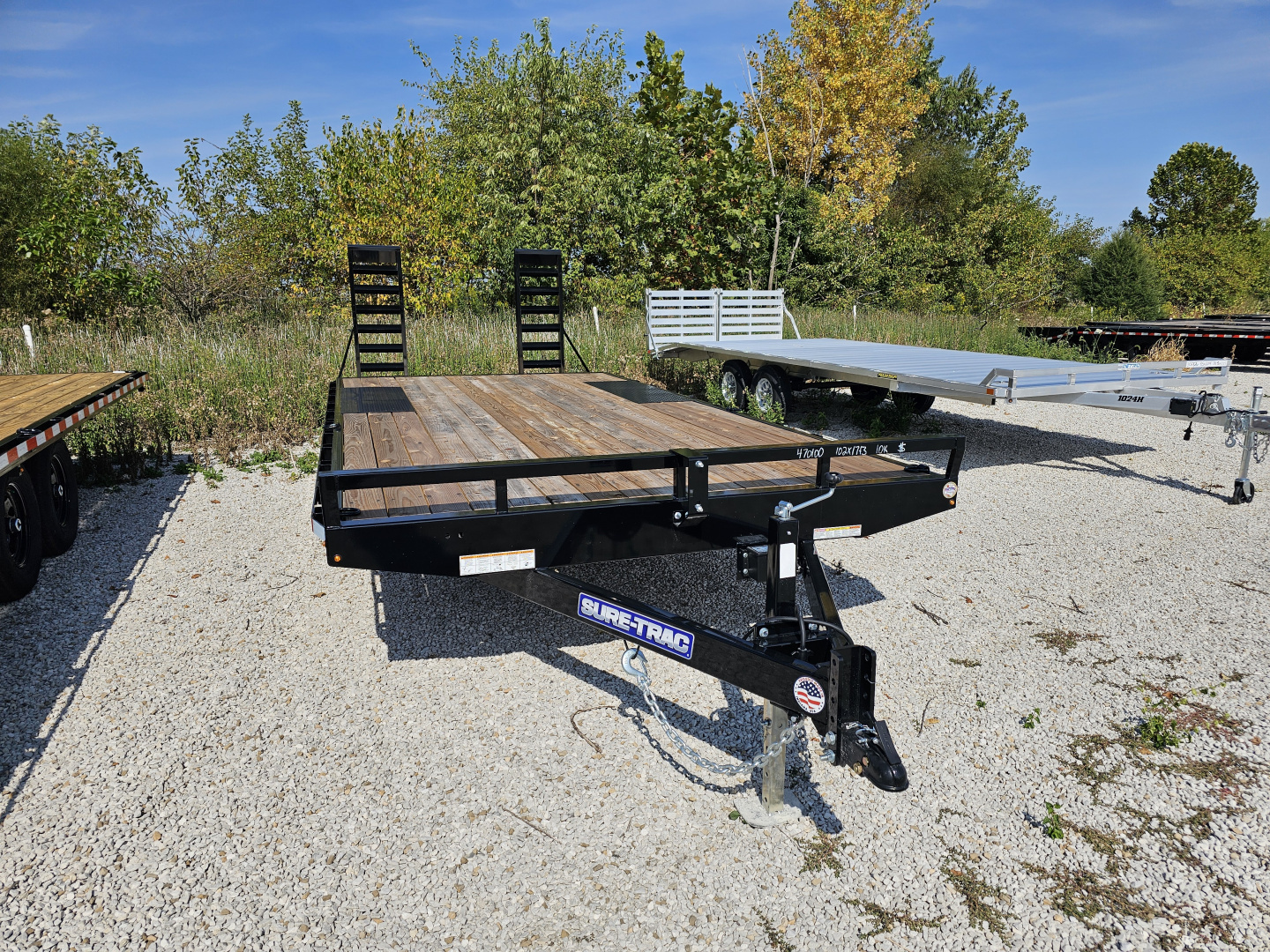 New 2025 Sure-Trac 102 x 20 (17+3) 10K Low Profile Bevaertail Deckover