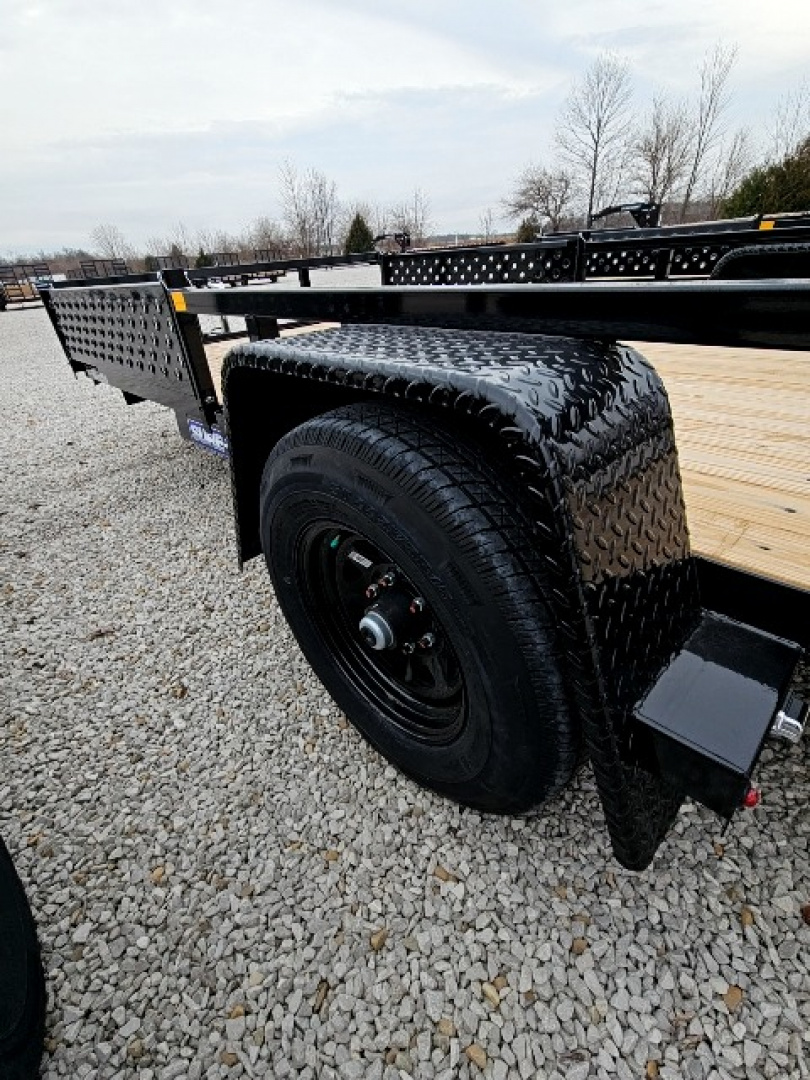 New 2026 Sure-Trac 7 x 14 5K w/ Brakes Tube Top ATV Trailer