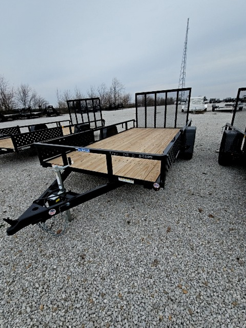 New 2026 Sure-Trac 7 x 14 5K w/ Brakes Tube Top ATV Trailer