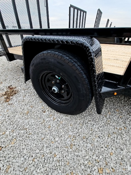 New 2026 Sure-Trac 7 x 14 5K w/ Brakes Tube Top ATV Trailer