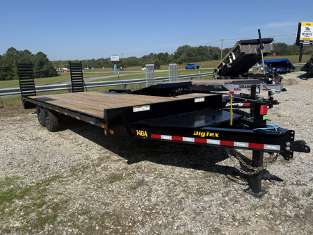 New 2025 Big Tex 14OA 102”X24’ DECK OVER EQUIPMENT TRAILER 15.4 G.V.W.R.