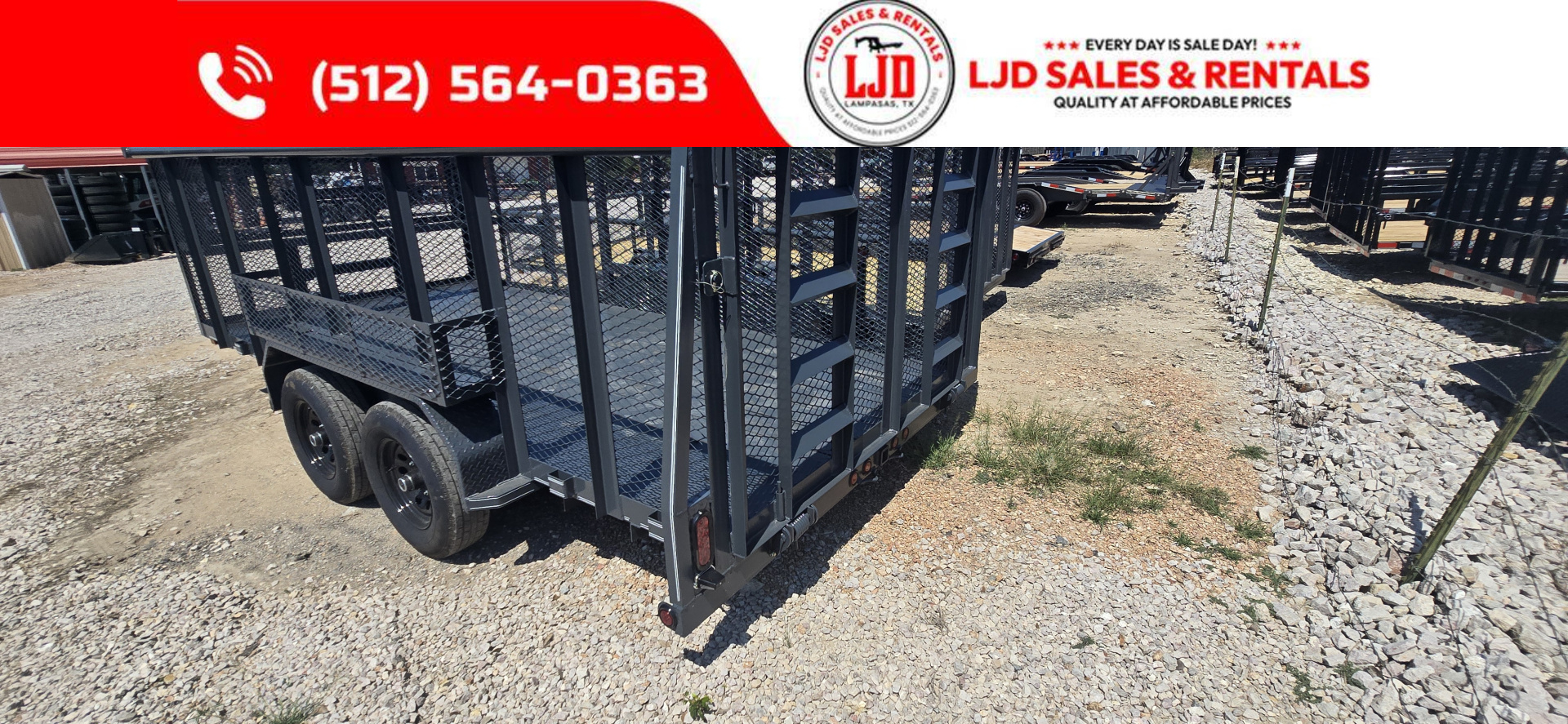 New 2025 Tiger - 83" x 16' Landscape Trailer