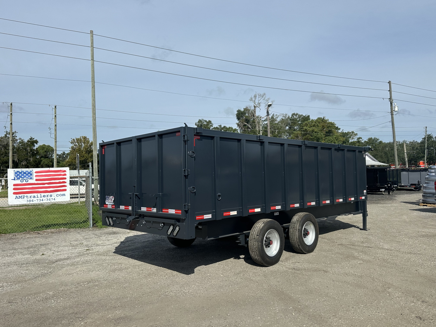 New 2026 AMP Trailers Gooseneck Dump Trailer