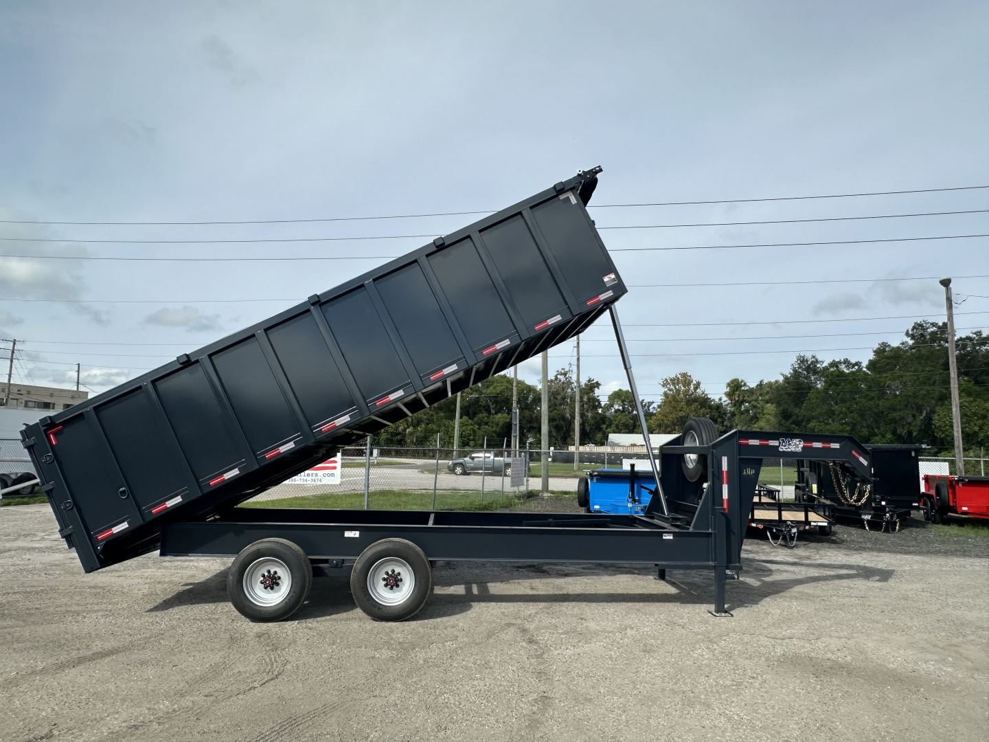 New 2026 AMP Trailers Gooseneck Dump Trailer