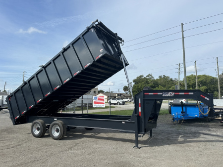 New 2026 AMP Trailers Gooseneck Dump Trailer