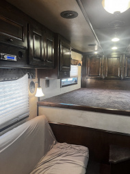 Used 2014 Platinum 4 Horse Reverse Load Living Quarters Trailer
