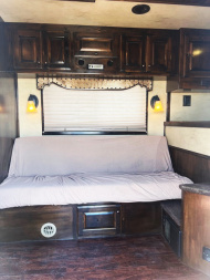 Used 2014 Platinum 4 Horse Reverse Load Living Quarters Trailer