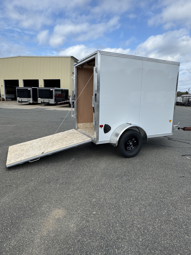 New 2026 E-Z Hauler 5'X8' Aluminum Cargo / Enclosed Trailer