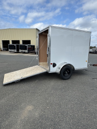 New 2026 E-Z Hauler 5'X8' Aluminum Cargo / Enclosed Trailer