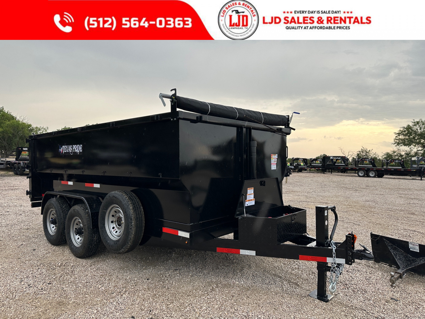 New 2026 - Texas Pride - Dump Trailer - 16'x4' - 16K GVWR