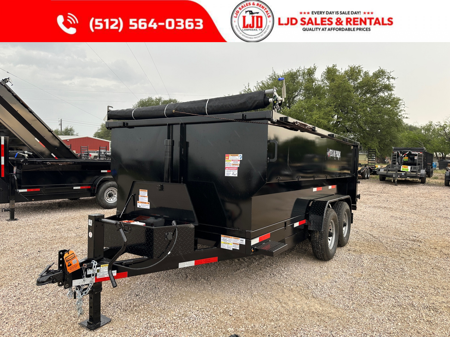 New 2026 - Texas Pride - Dump Trailer - 16'x4' - 16K GVWR