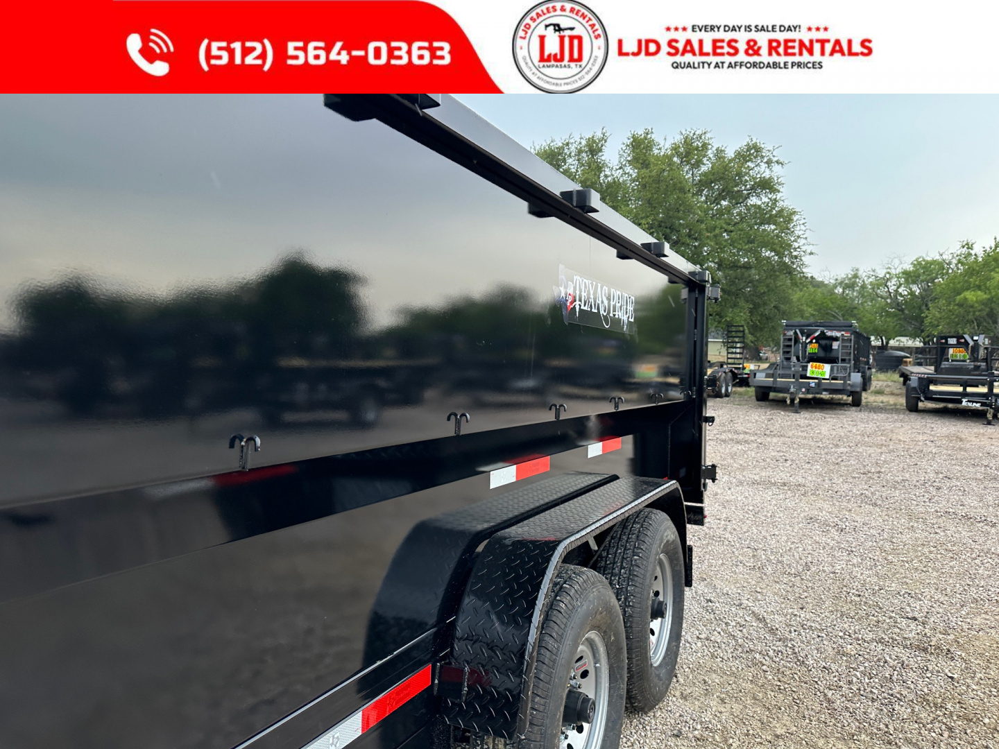 New 2026 - Texas Pride - Dump Trailer - 16'x4' - 16K GVWR