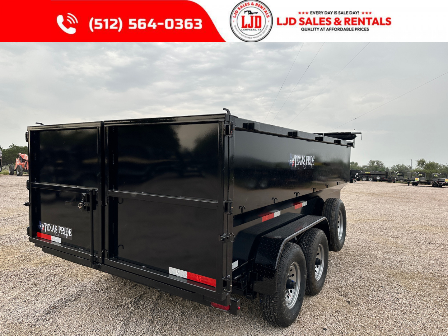New 2026 - Texas Pride - Dump Trailer - 16'x4' - 16K GVWR