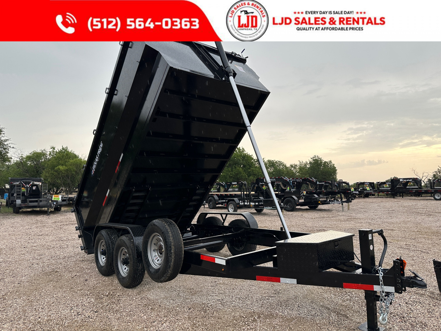 New 2026 - Texas Pride - Dump Trailer - 16'x4' - 16K GVWR
