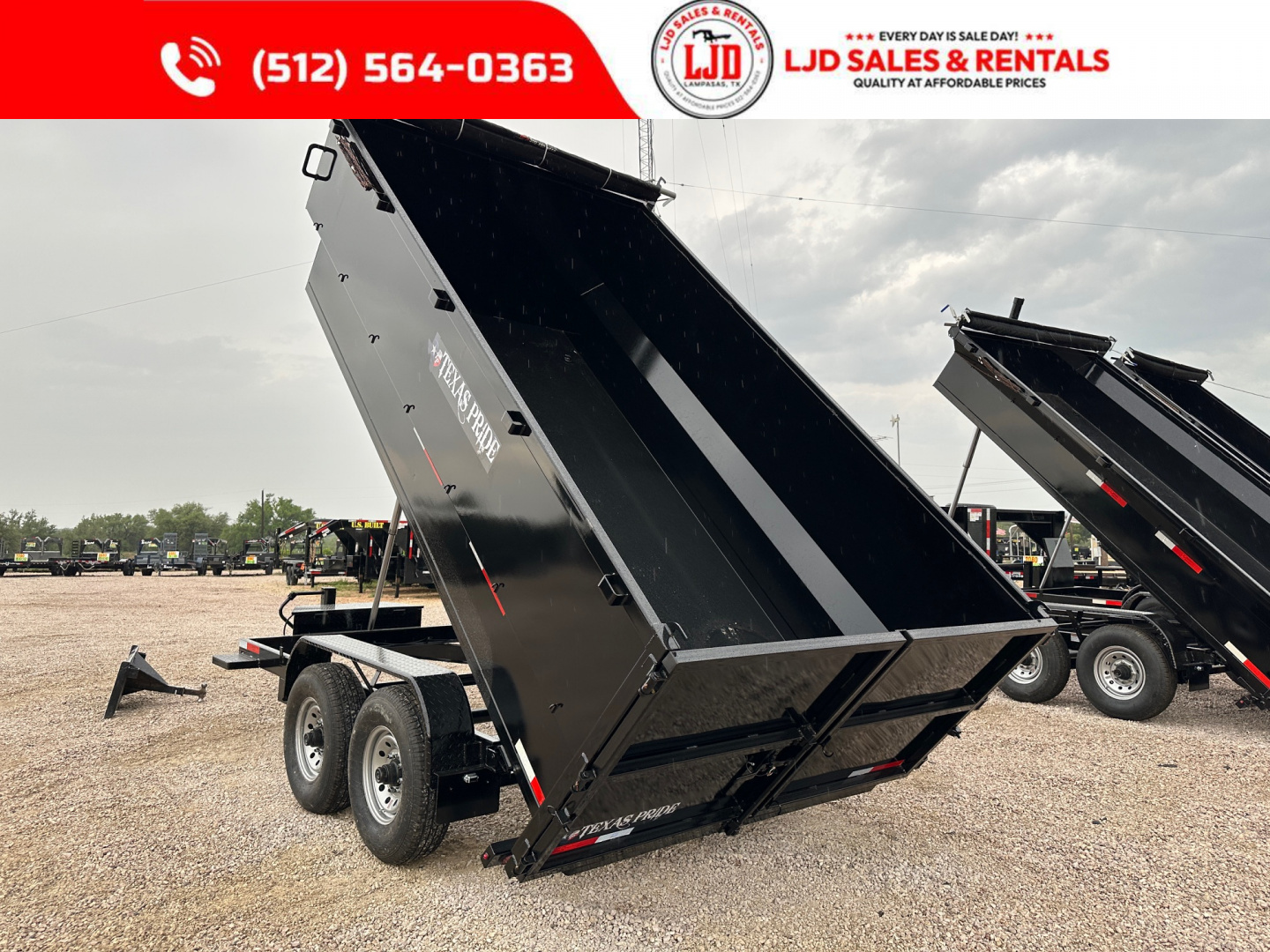 New 2026 - Texas Pride - Dump Trailer - 16'x4' - 16K GVWR