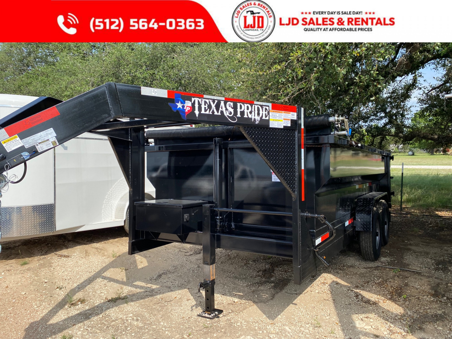 New 2026 - Texas Pride - Gooseneck Dump Trailer - 14' x 3' - 16K GVWR