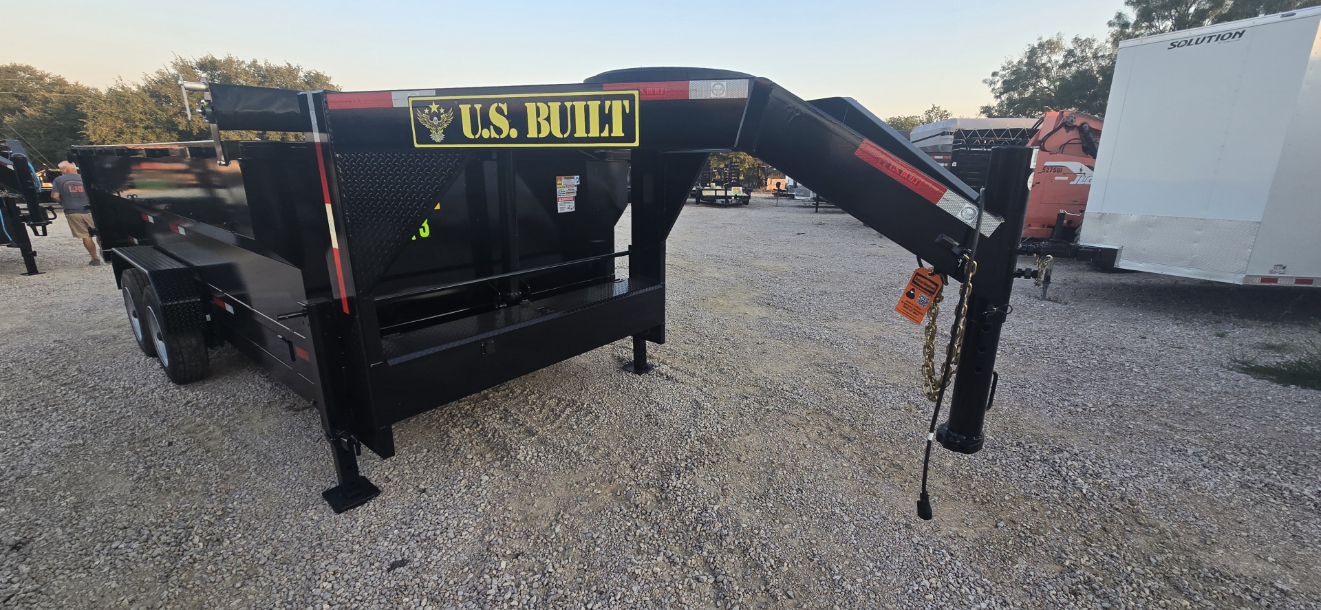 New 2026 US Built - Gooseneck Dump Trailer - 18K GVWR - 16' X 3'