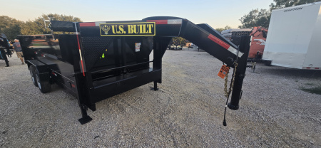 New 2026 US Built - Gooseneck Dump Trailer - 18K GVWR - 16' X 3'