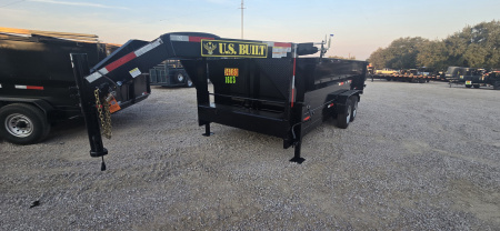 New 2026 US Built - Gooseneck Dump Trailer - 18K GVWR - 16' X 3'