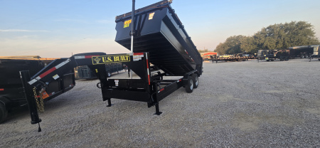 New 2026 US Built - Gooseneck Dump Trailer - 18K GVWR - 16' X 3'