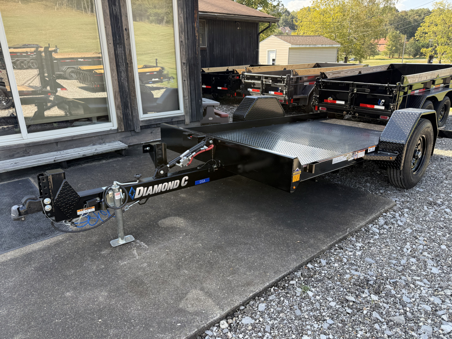 New 2026 Diamond C Trailers DSA 107 12X77 Equipment Trailer