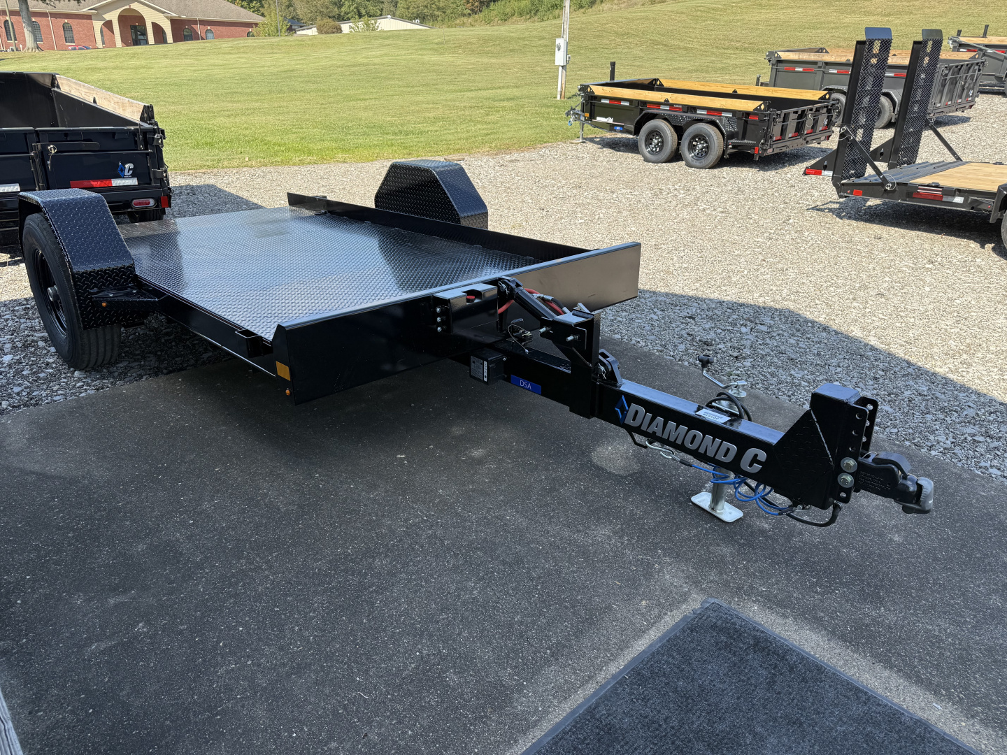 New 2026 Diamond C Trailers DSA 107 12X77 Equipment Trailer