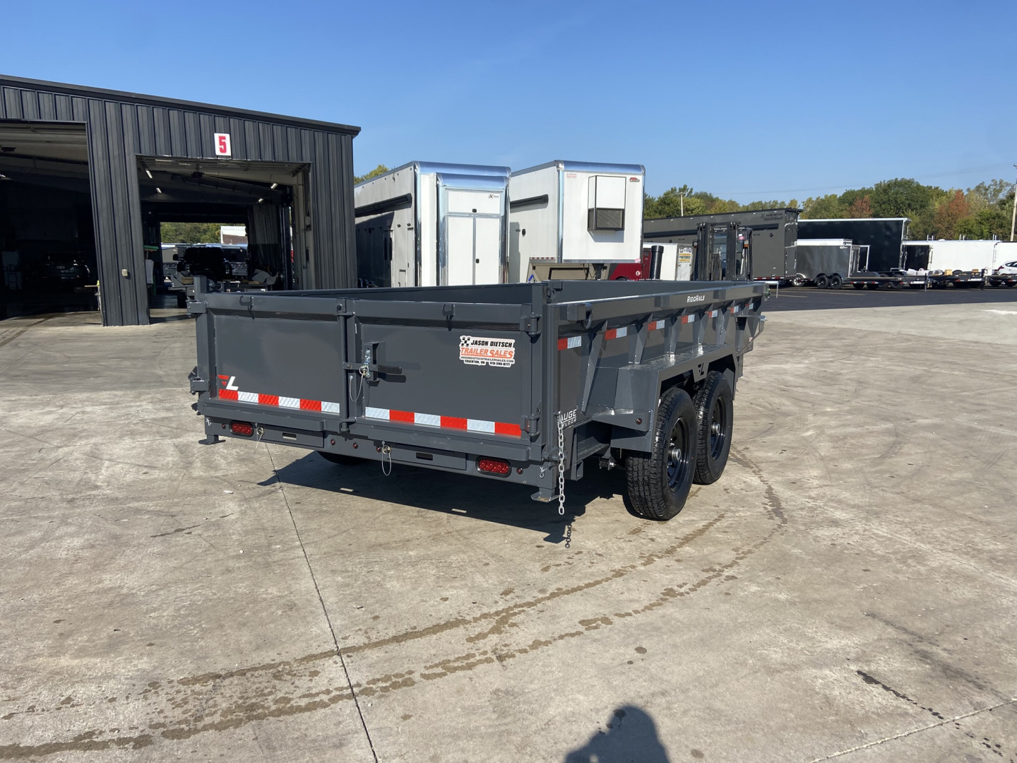 New 2026 Lamar Dump Trailer 14'