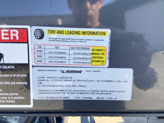New 2026 Lamar Dump Trailer 14'