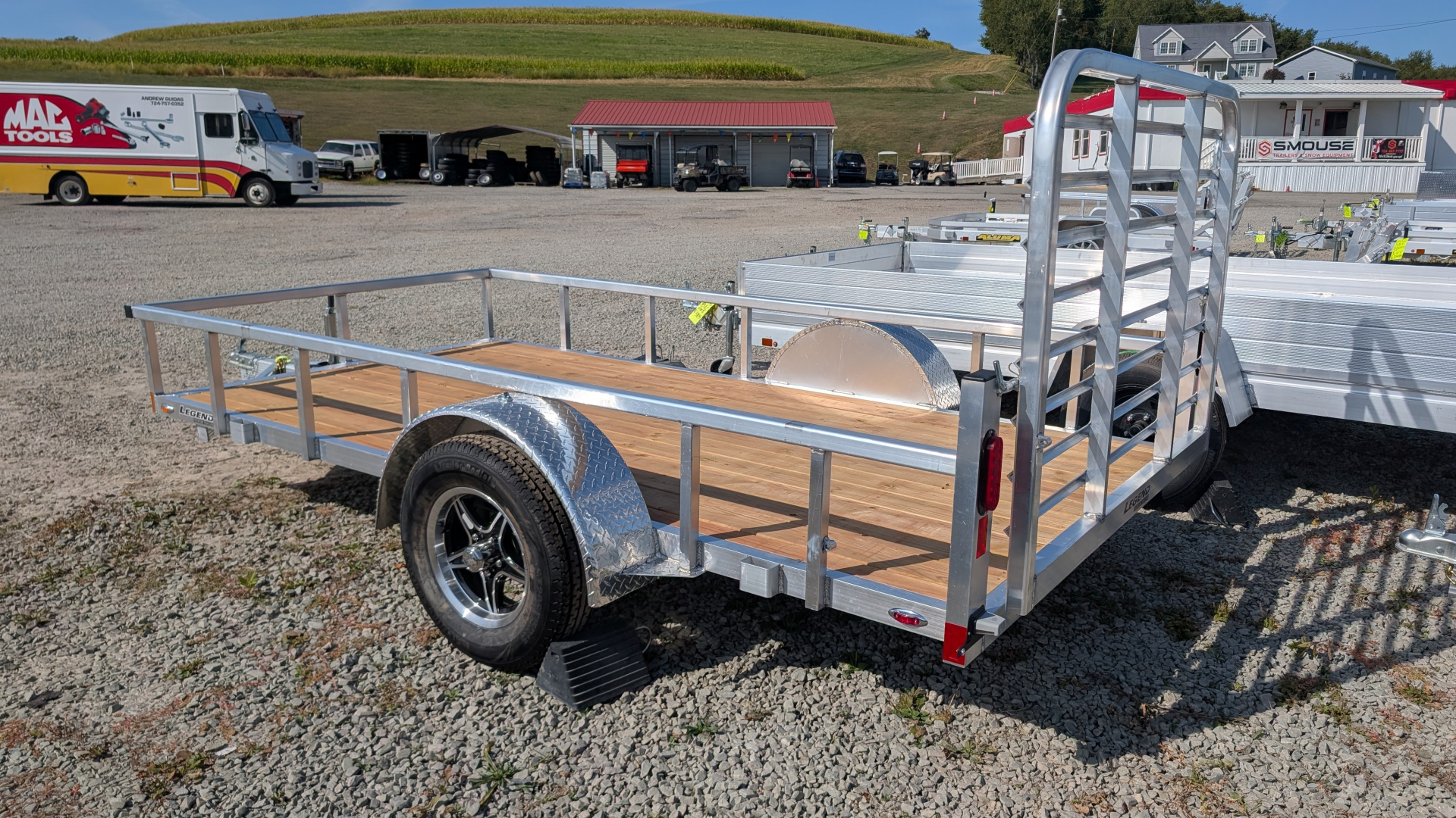 New 2026 Legend 6x12 Open Deluxe Aluminum Utility Trailer