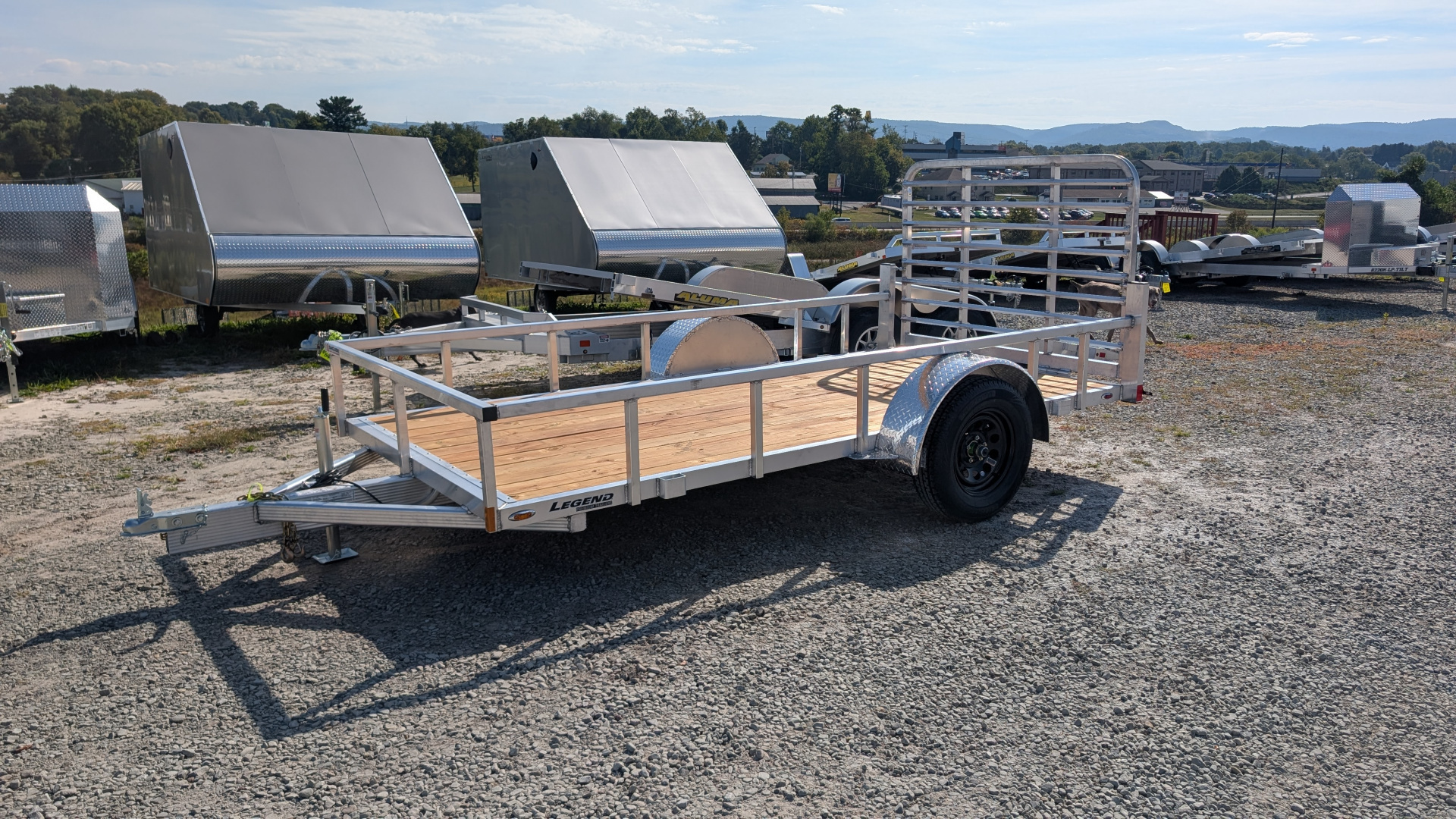 New 2026 Legend 6x12 Open Deluxe Aluminum Utility Trailer