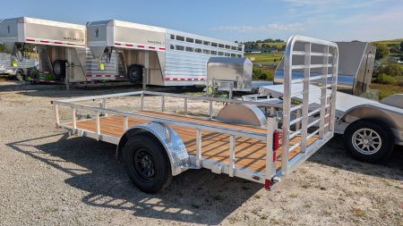 New 2026 Legend 6x12 Open Deluxe Aluminum Utility Trailer