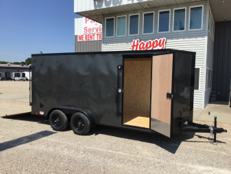 New 2026 Compass 7'x16' Enclosed Cargo Trailer - Indigo DLX