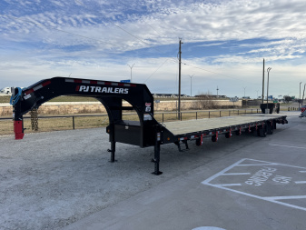 New 2026 PJ 102"x40' GN Low-Pro Flatbed w/ Duals - LD