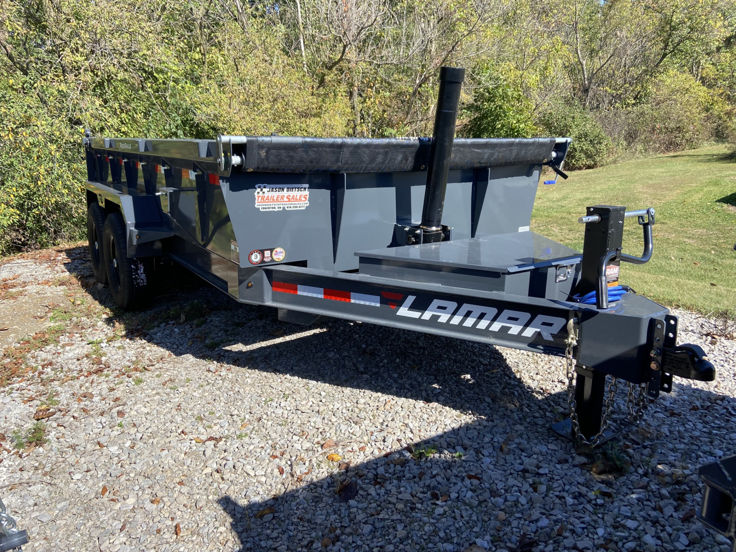 New 2026 Lamar Dump Trailer 14'