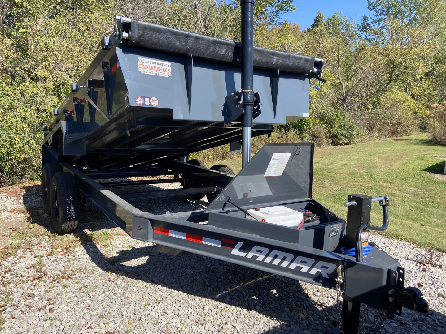New 2026 Lamar Dump Trailer 14'