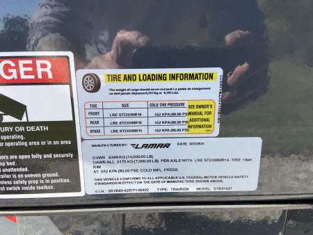 New 2026 Lamar Dump Trailer 14'