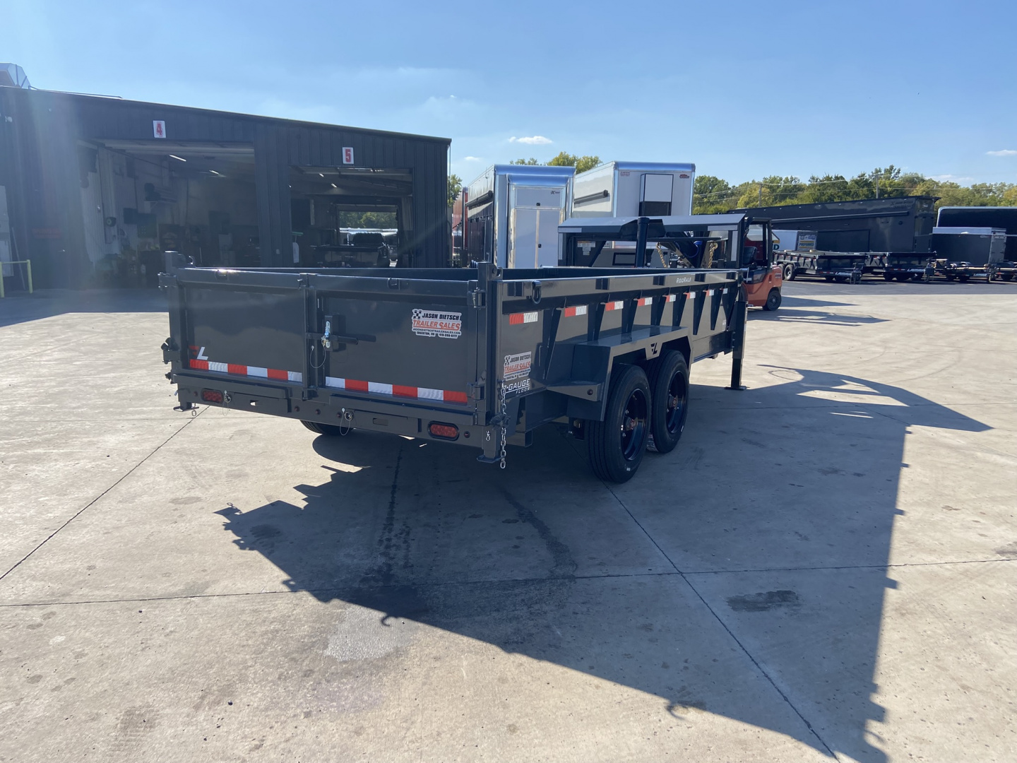 New 2026 Lamar Gooseneck Dump Trailer 16'