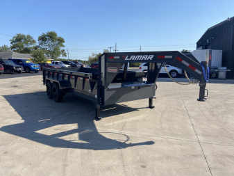 New 2026 Lamar Gooseneck Dump Trailer 16'